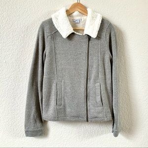 O’Neill Sweater Jacket with Sherpa Lining, Sz M